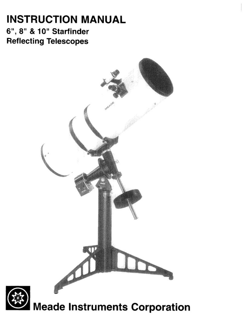 Meade Starfinder Reflecting Telescope instruction manual