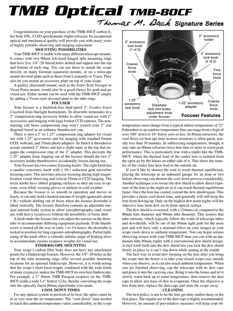TMB Optical TMB Optical TMB-80CF instruction manual