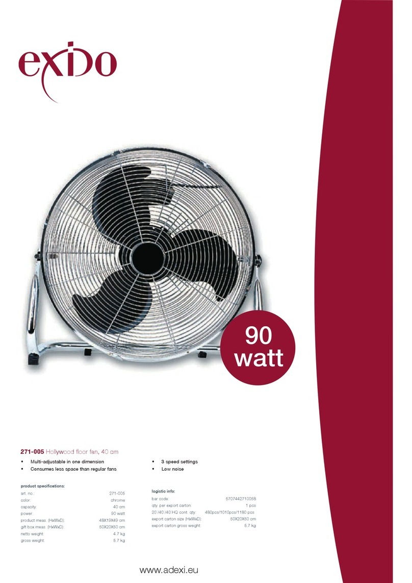 Exido Hollywood 271-005 User manual