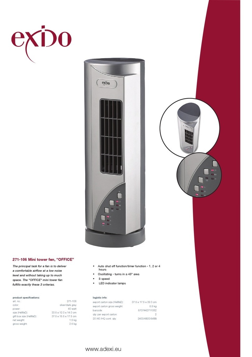 Exido 271-106 Specifications Exido 271-106 Specifications