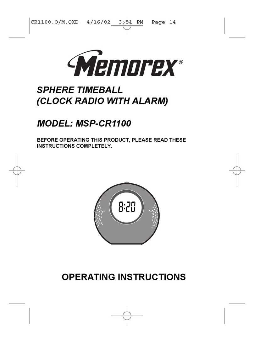 Memorex MSP-CR1100 operating instructions