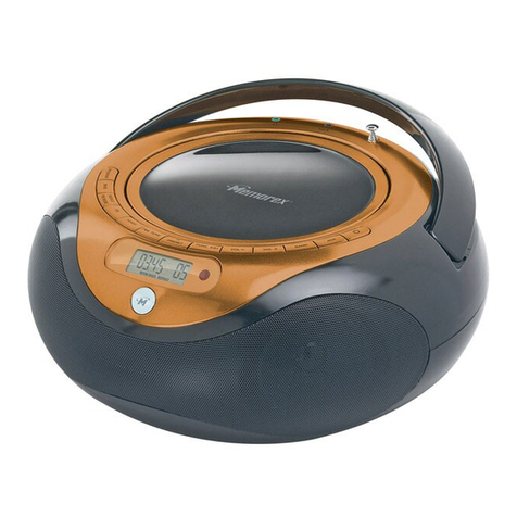 Memorex MP3848 User manual