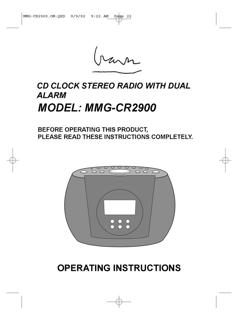 Memcorp MMG-CR2900 operating instructions
