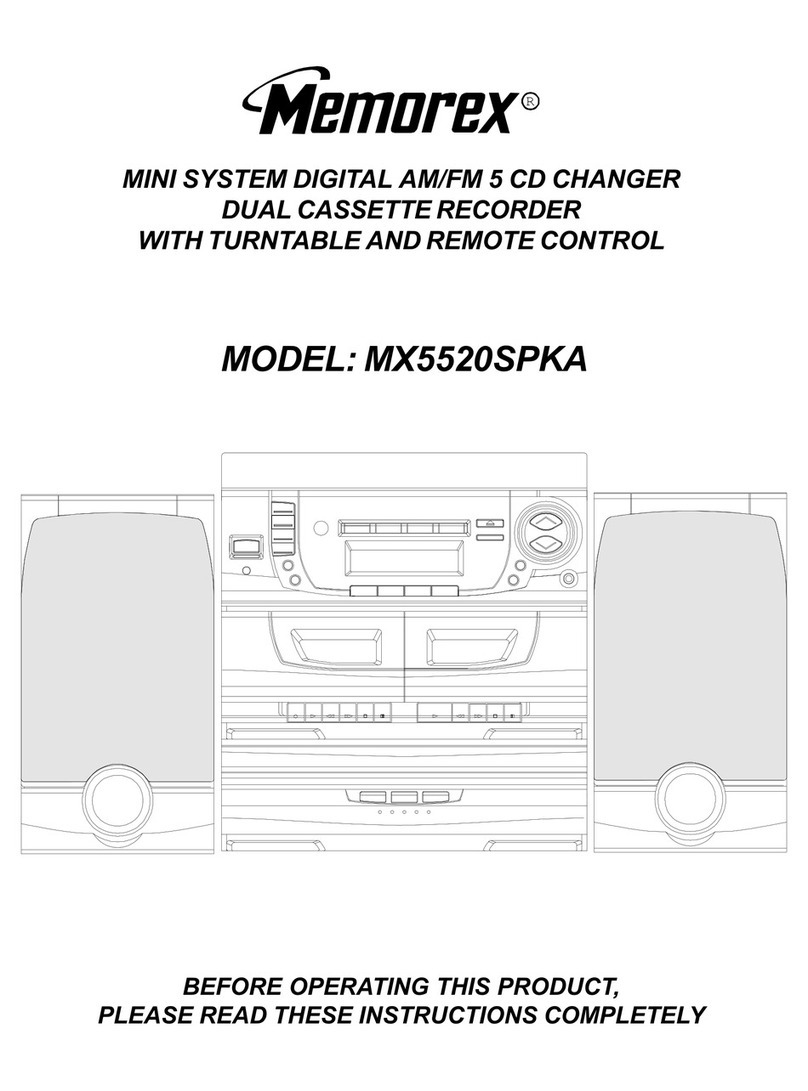 Memorex MX5520SPKA User manual