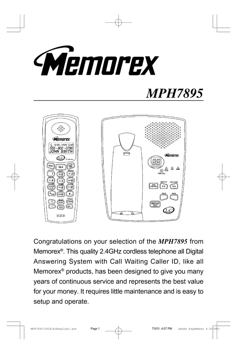 Memorex MPH7895 User manual