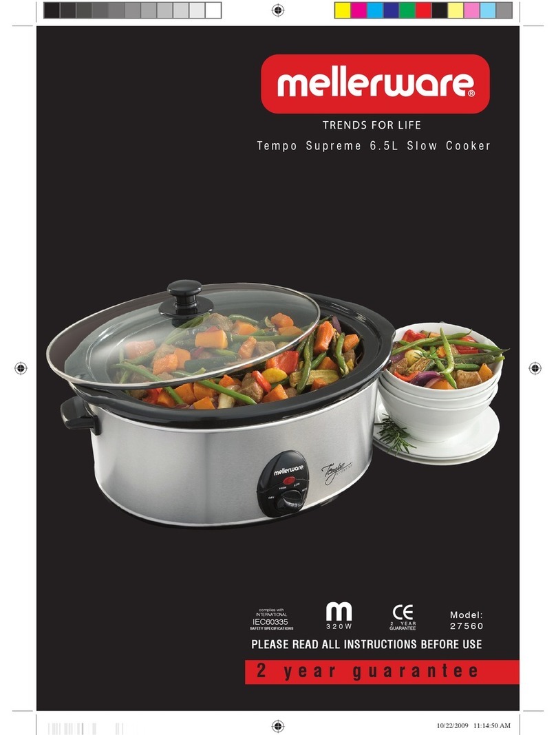 Mellerware Tempo Supreme 27560 instructions