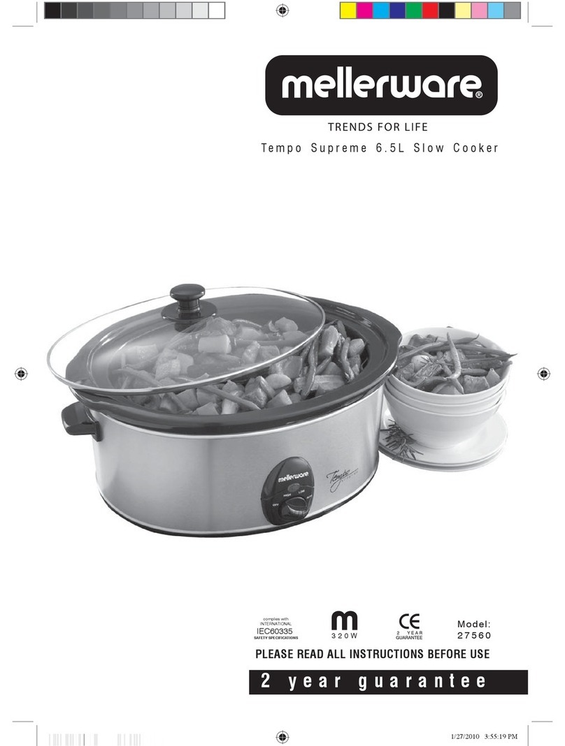 Mellerware TE M P O S U P R E M E 27560 instructions