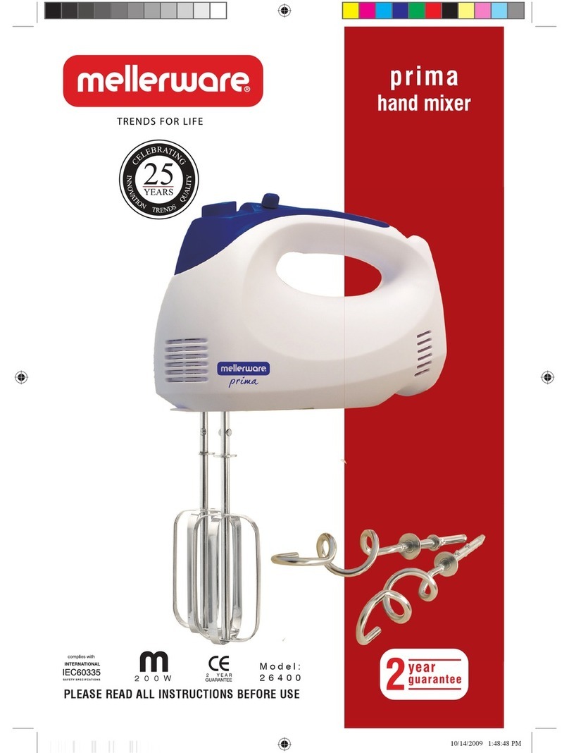 Mellerware PRIMA 26400 instructions