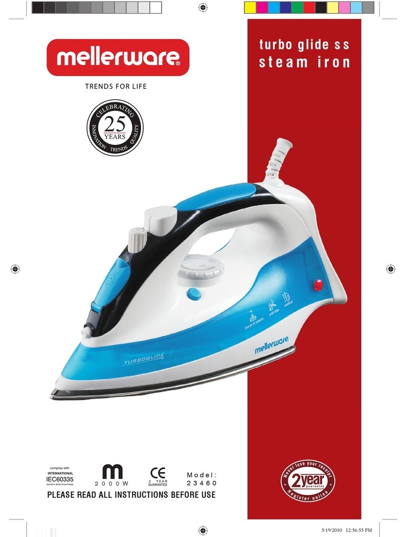 Mellerware TURBO GLIDE SS 23460 instructions