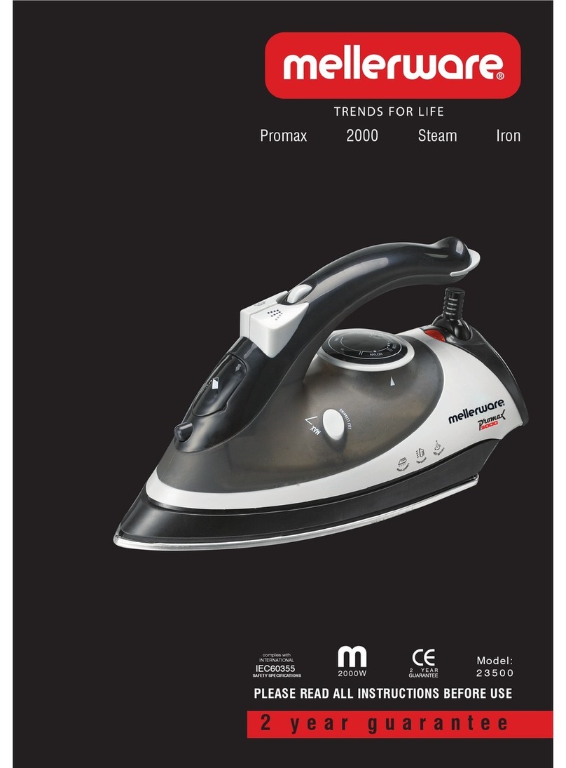 Mellerware PROMAX 2000 2 3 5 0 02000W User manual