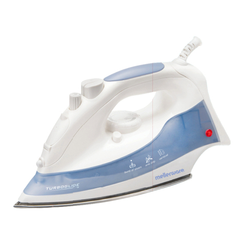 Mellerware TURBO GLIDE 2 3 4 5 02 0 0 0 W instructions