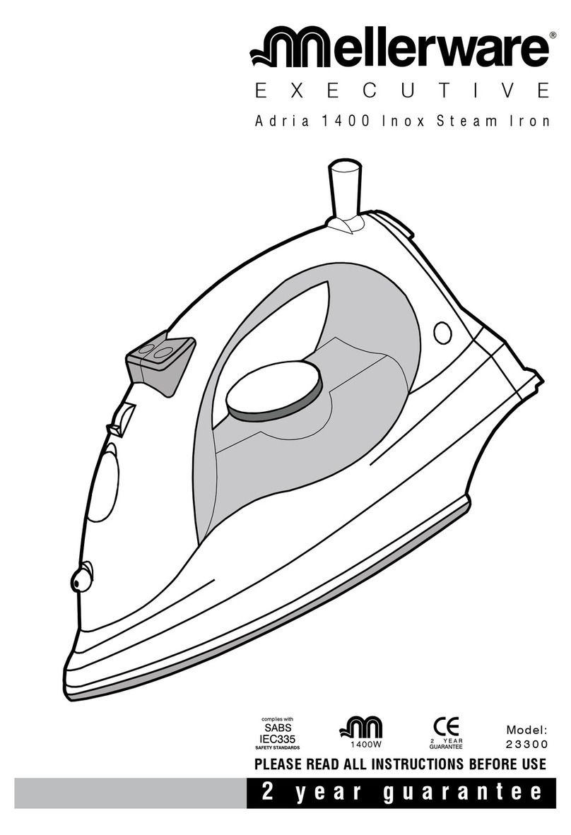Mellerware ADRIA 1400 User manual