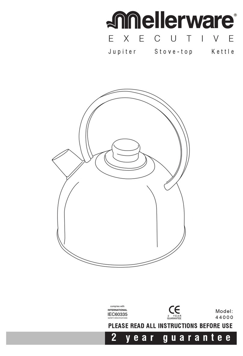 Mellerware Jupiter 44000 Instructions for use