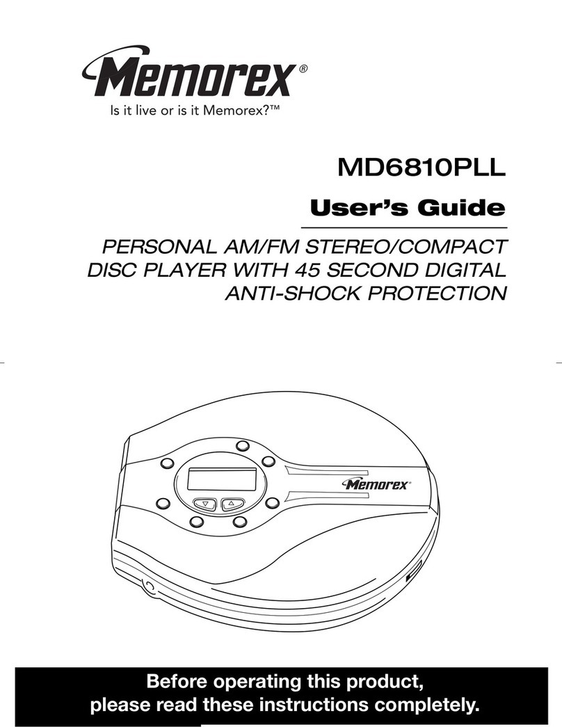 Memorex MD6810PLL User manual