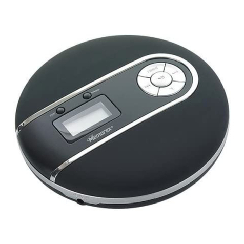 Memorex MD6443 - MD CD Player User manual