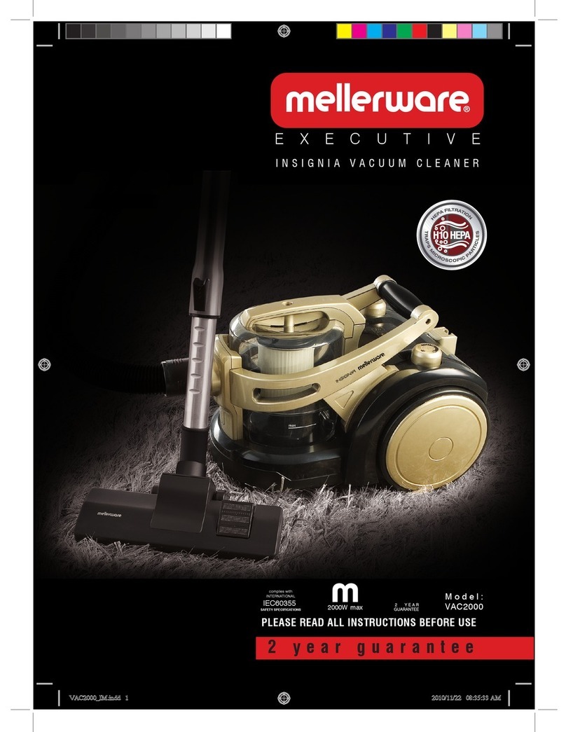 Mellerware VAC20002000W instructions