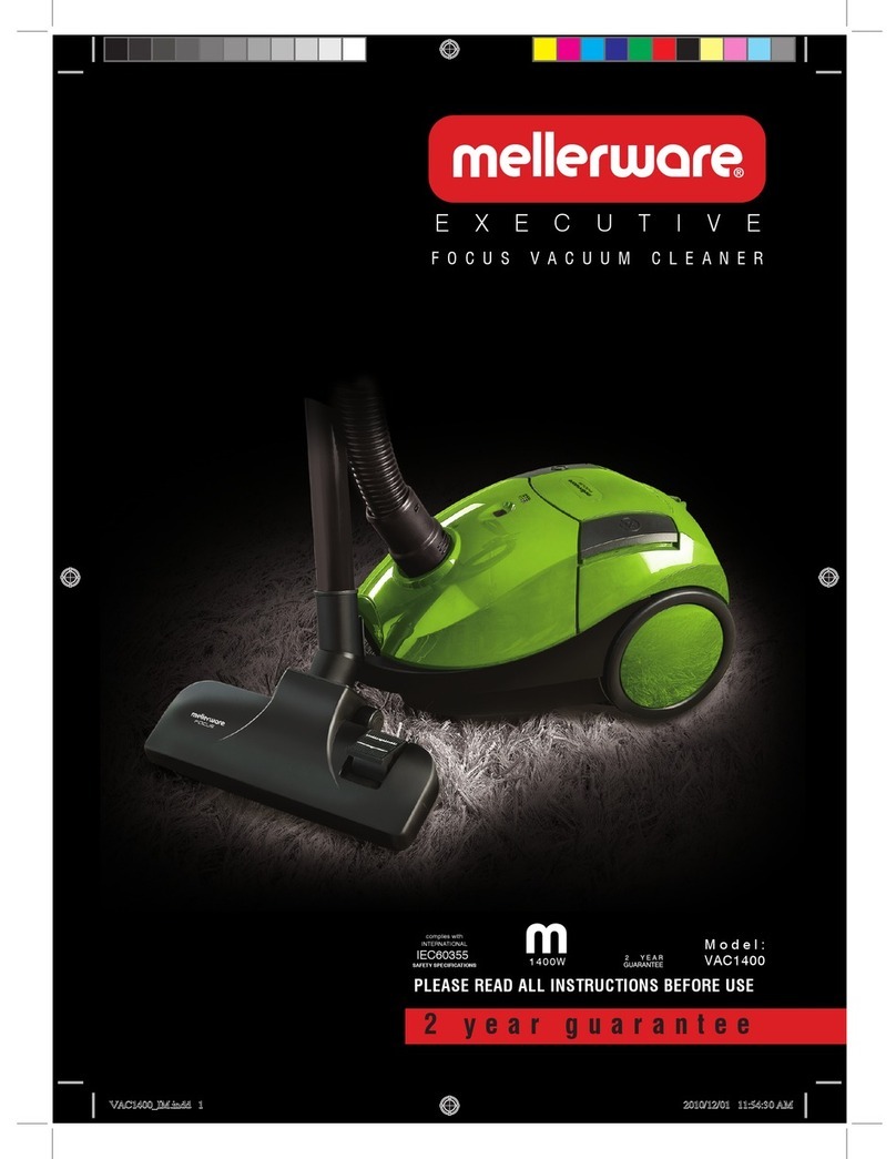 Mellerware VAC14001400W User manual Mellerware VAC14001400W User manual