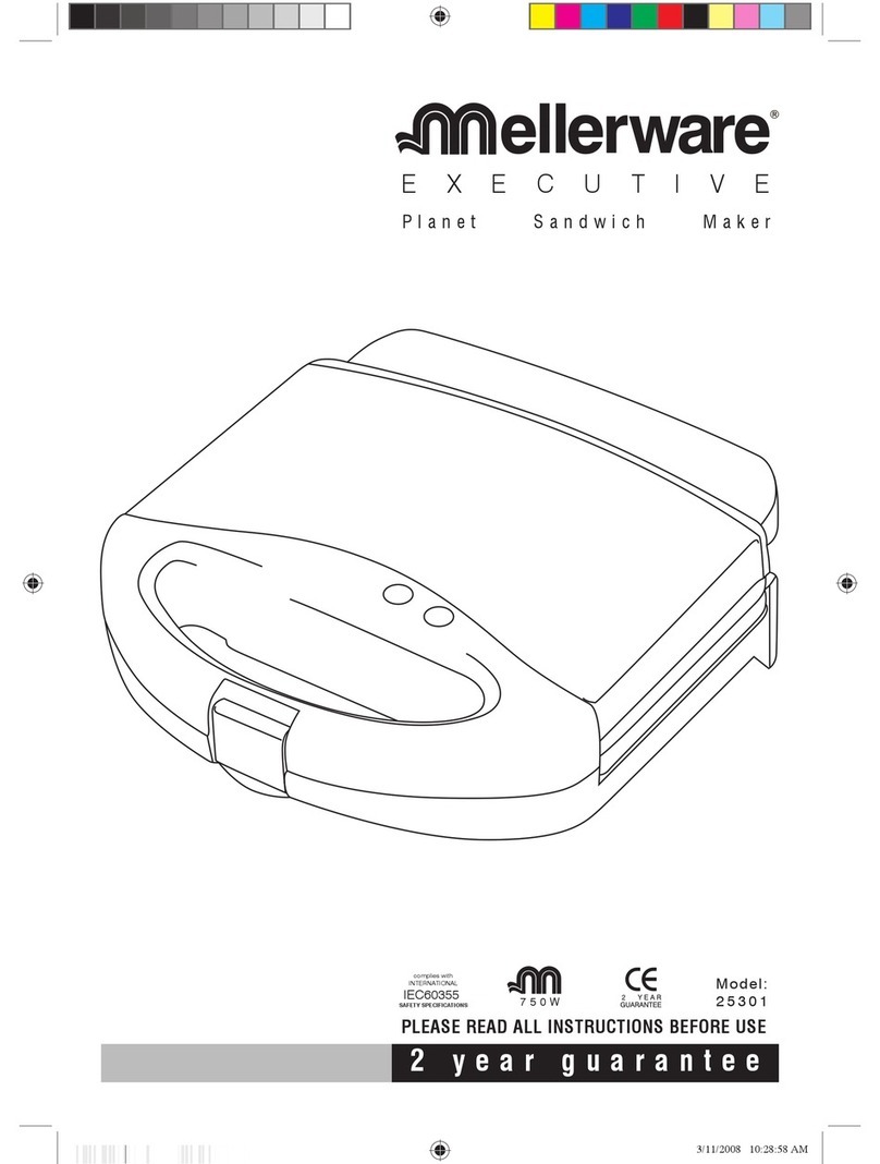 Mellerware EXECUTIVE Planet 25301 instructions