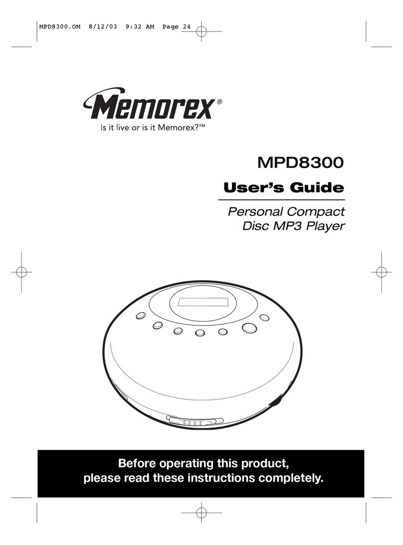 Memorex MPD8300 user guide