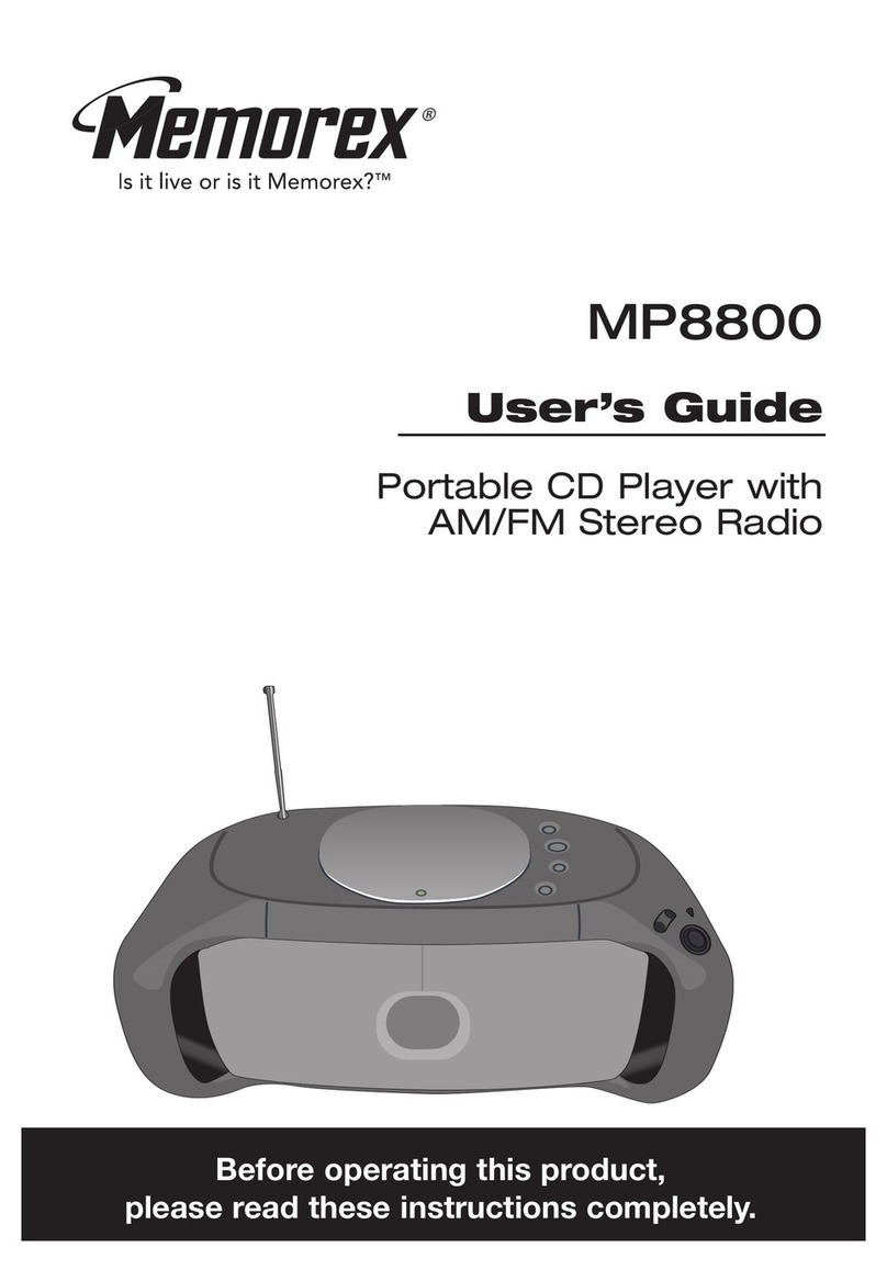 Memorex MP8800 user guide