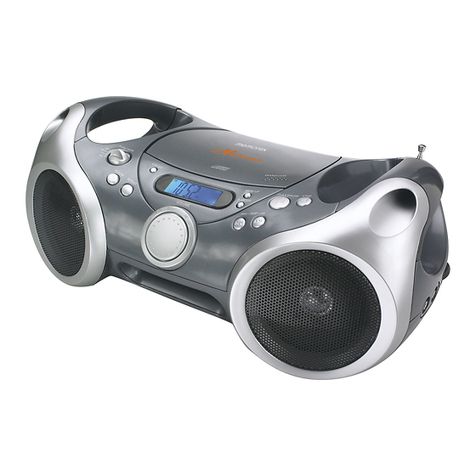 Memorex MP3142 - MP Boombox User manual