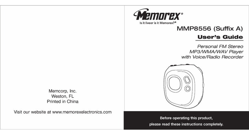 Memorex MMP8556 User manual