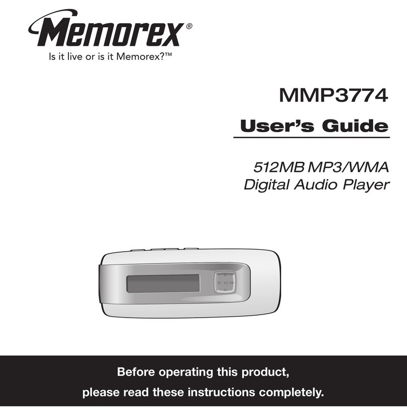Memorex MMP3774 User manual