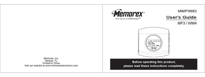 Memorex MMP3682 User manual