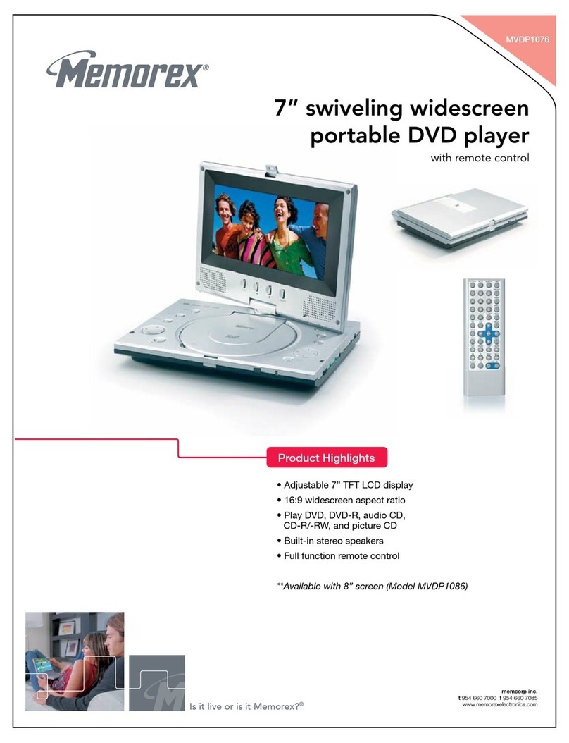 Memorex MVDP1076 Specifications