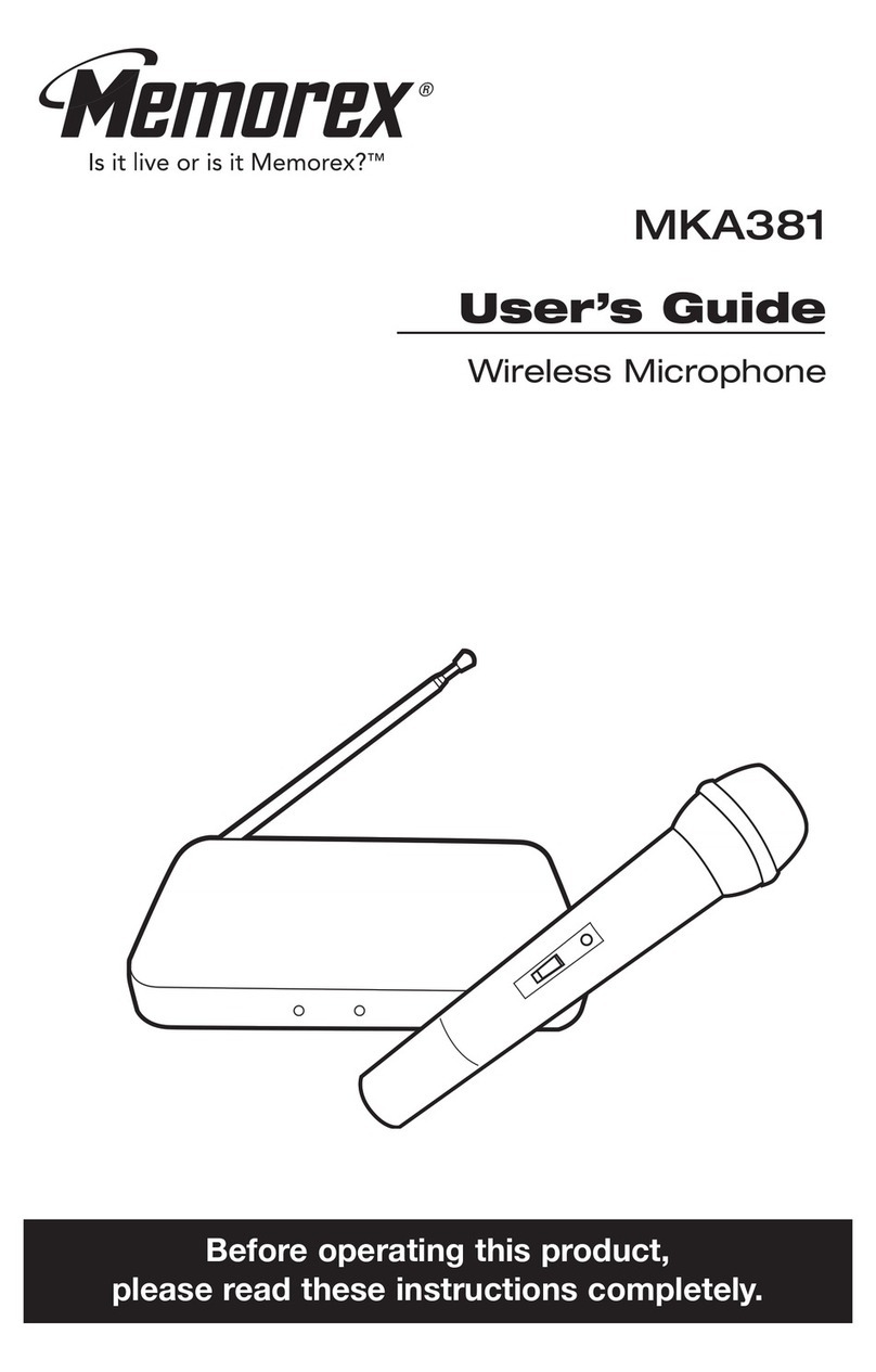 Memorex MKA381 User manual