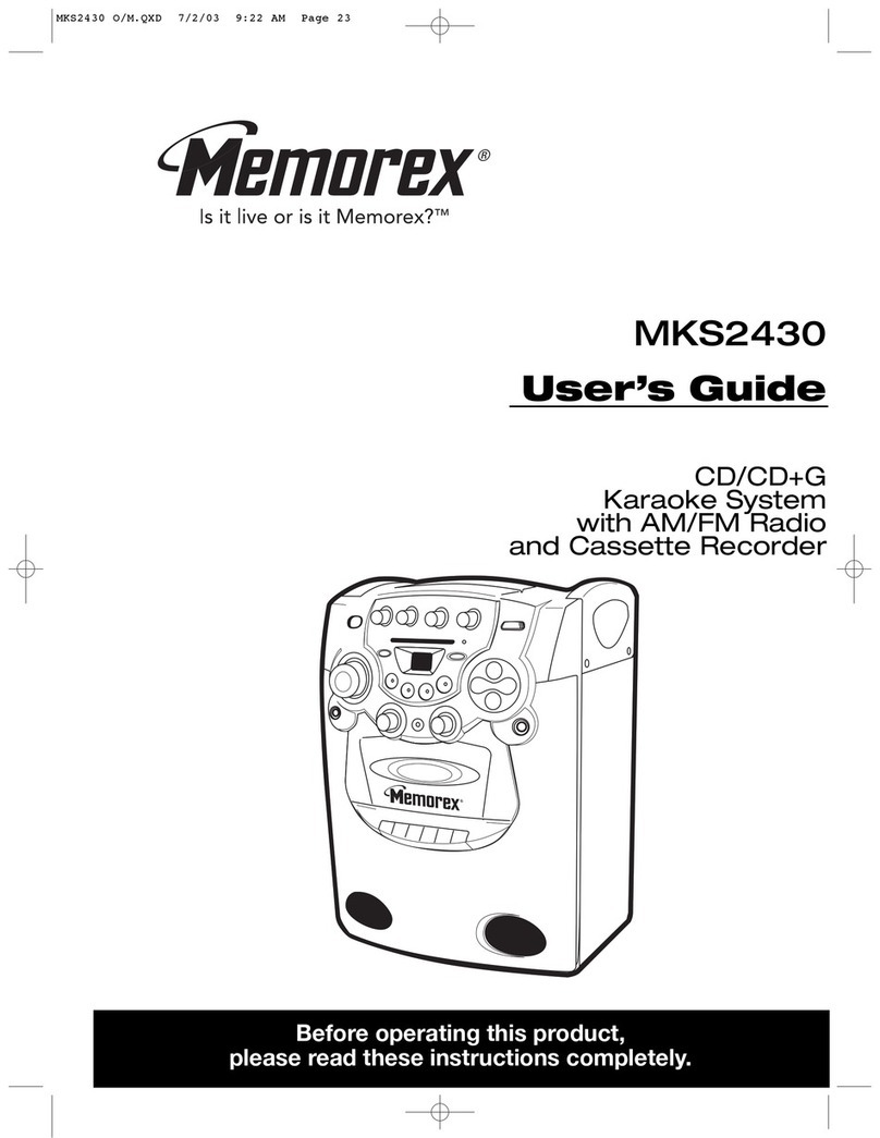 Memorex MKS2430 User manual