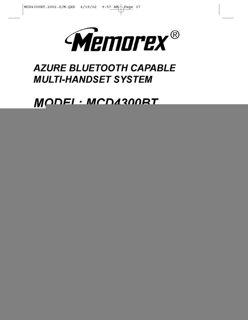 Memorex MCD4300BT operating instructions