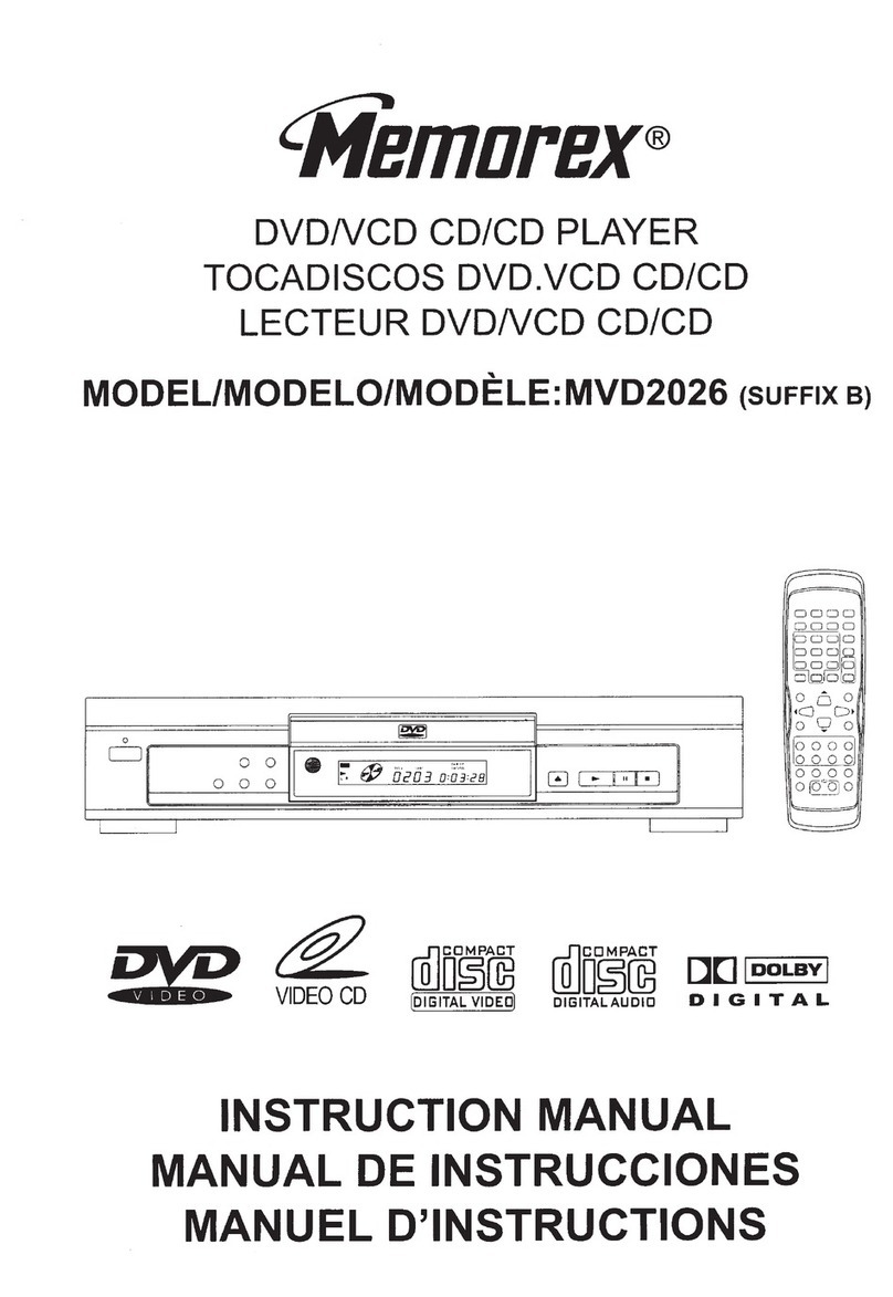 Memorex MVD-2026 instruction manual