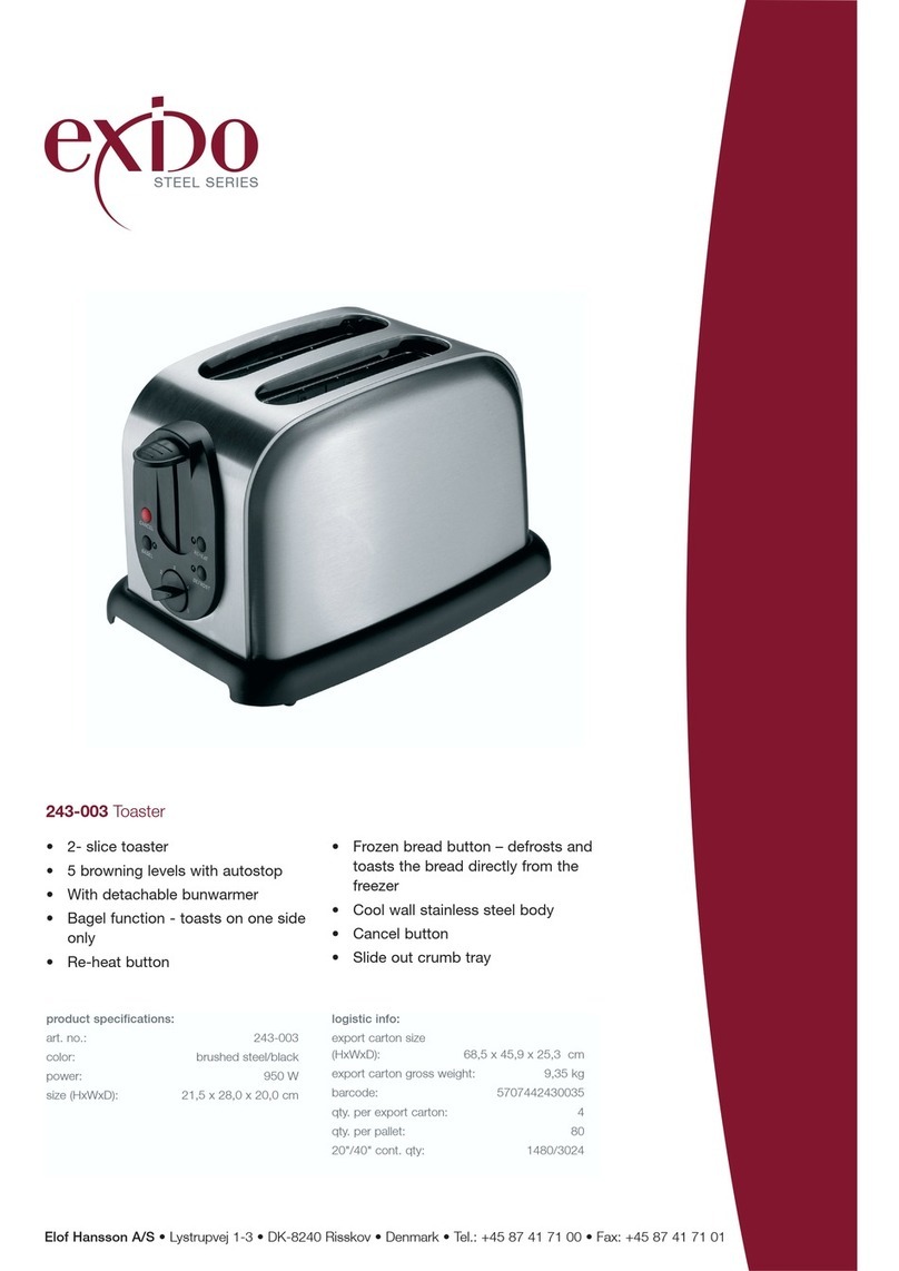 Exido Steel Series 243-003 Specifications