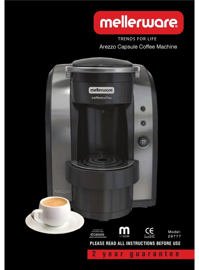 Mellerware Arezzo 29777 User manual