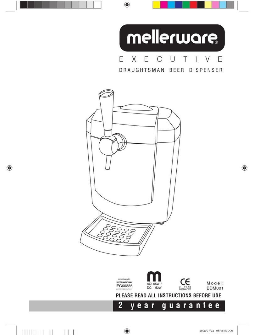 Mellerware EXECUTIVE DRAUGHTSMAN BDM001 User manual