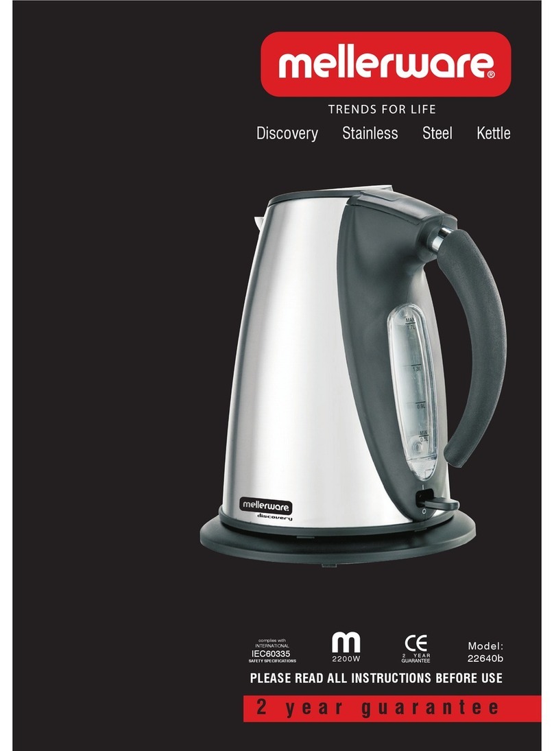 Mellerware Discovery 22640B User manual