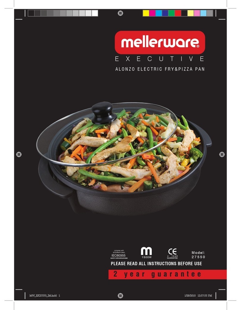 Mellerware 2 7 5 5 01500W instructions Mellerware 2 7 5 5 01500W instructions