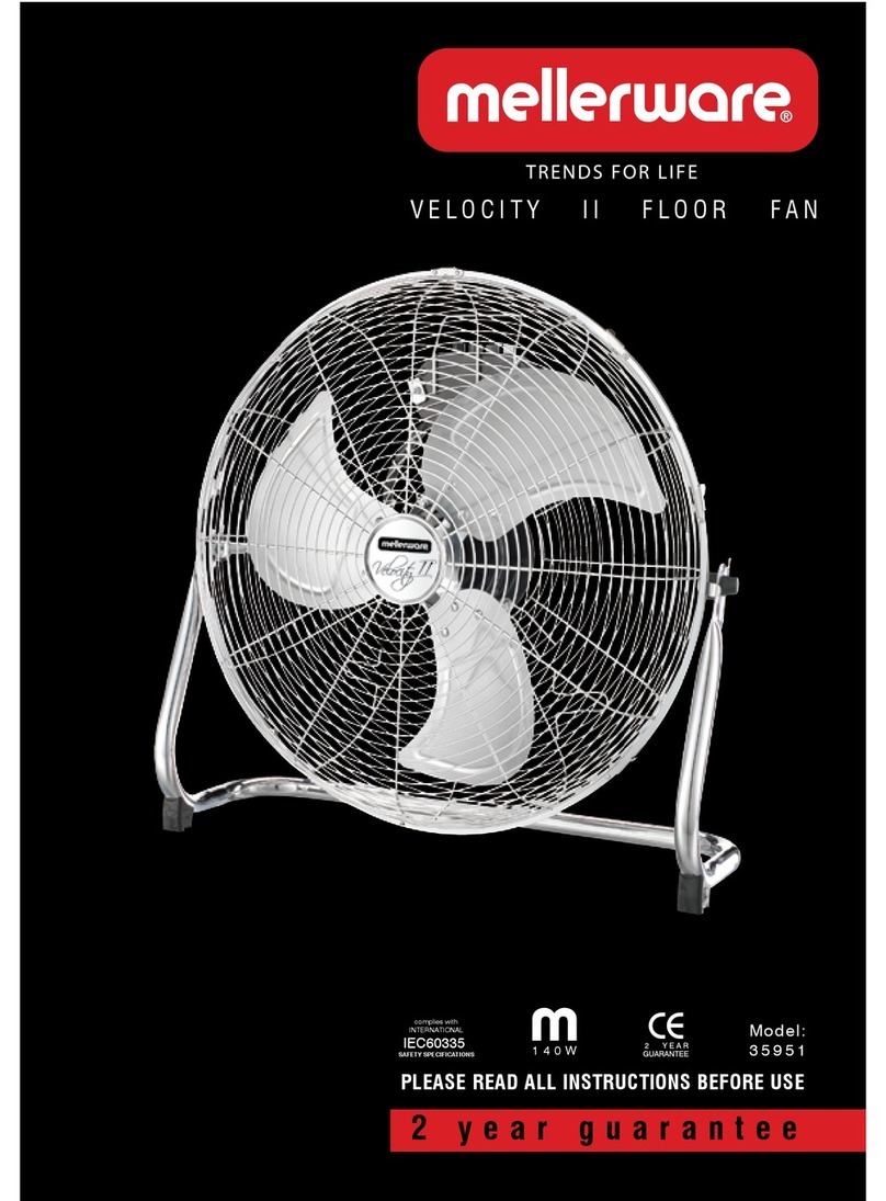 Mellerware VELOCITY II 35951 instructions