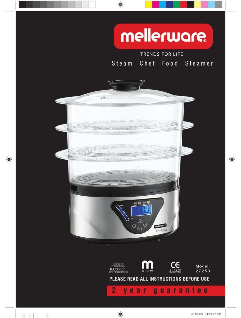 Mellerware 27250 operating instructions