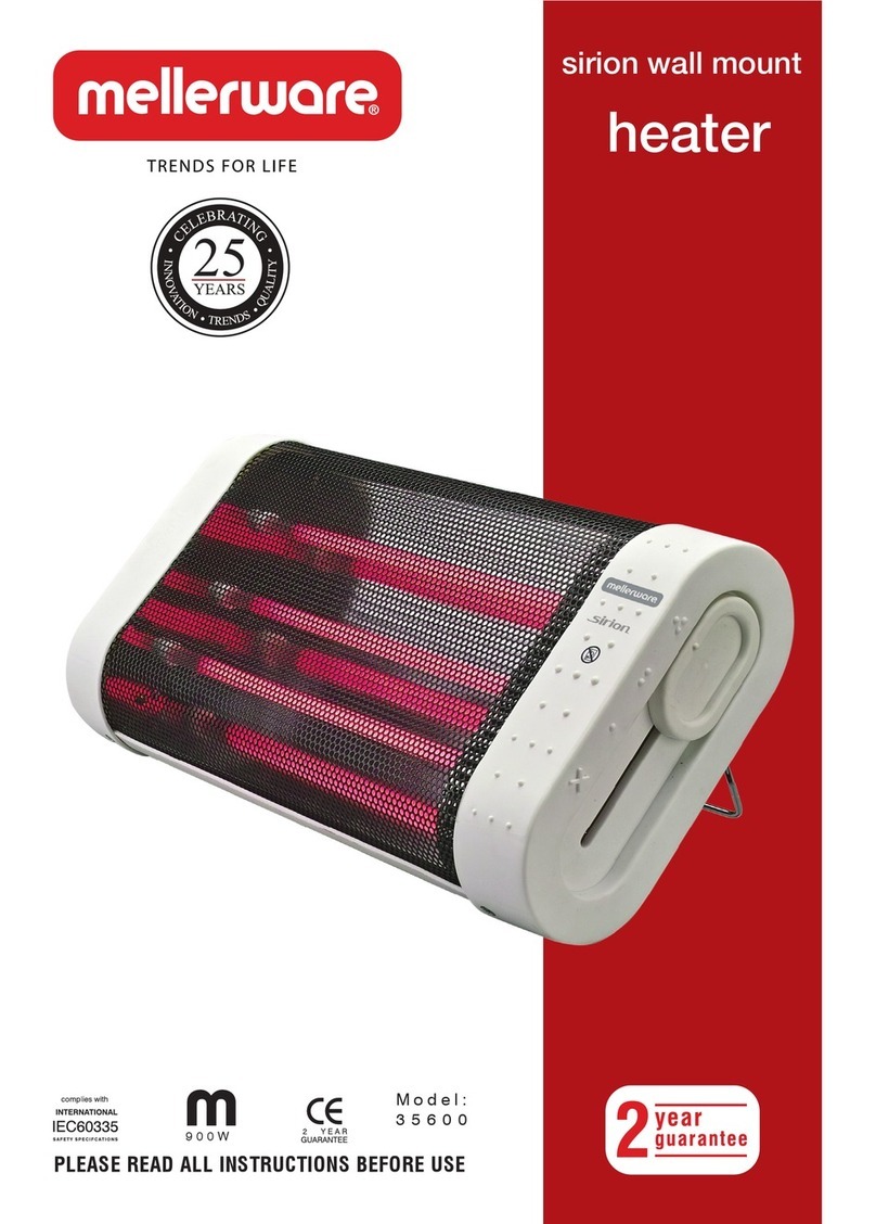 Mellerware Sirion 35600 Instructions for use