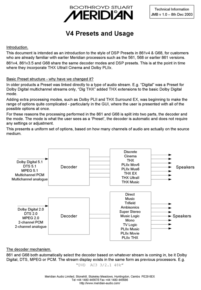 Meridian Microcassette Recorder user manual