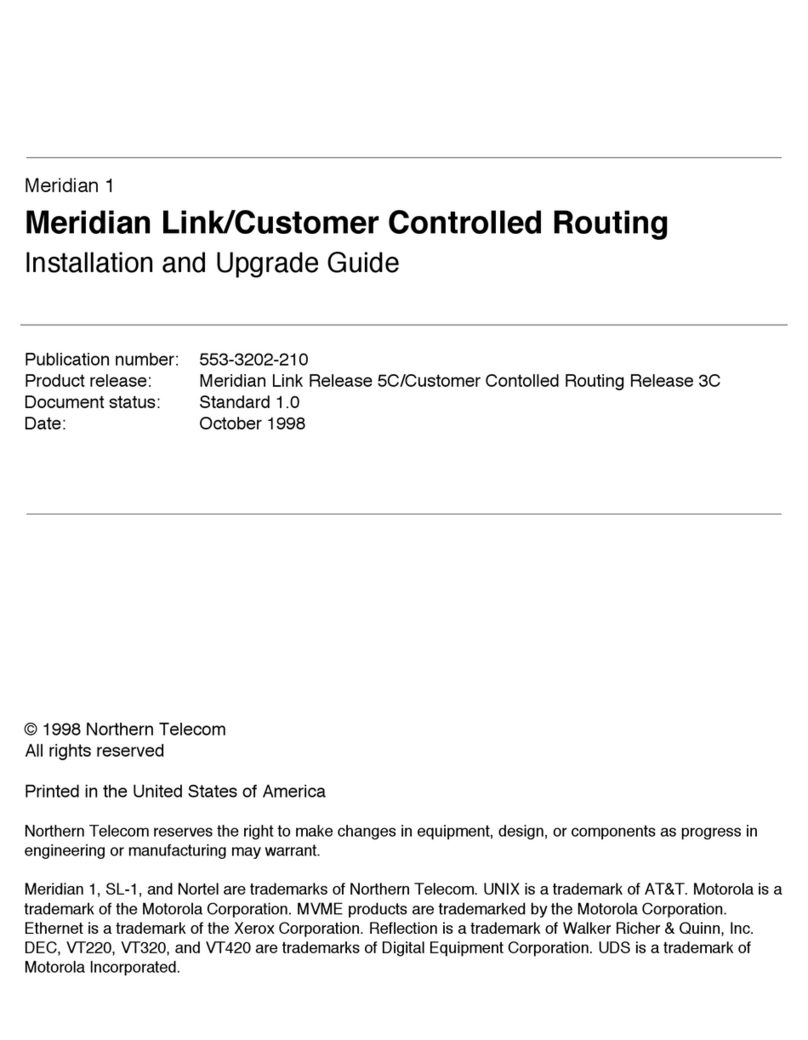 Meridian Link/Customer Controlled Routing Installation and upgrade guide Meridian Link/Customer Controlled Routing Installation and upgrade guide