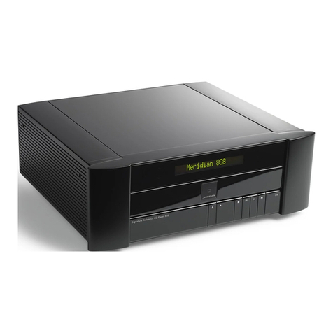 Meridian 808.2 User manual