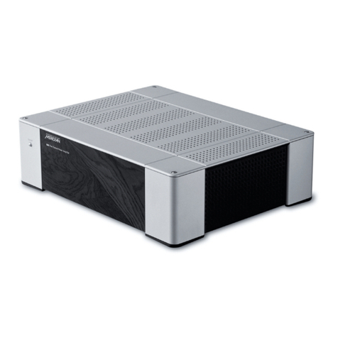 Meridian Multichannel Power Amplifier G55 User manual