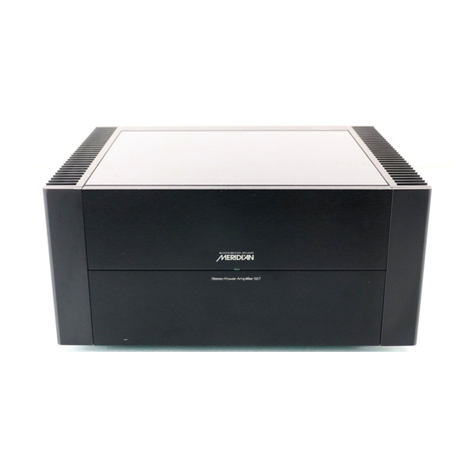 Meridian 557 Specification sheet