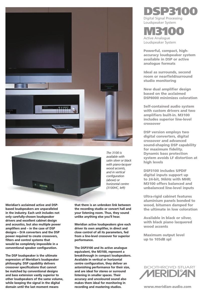 Meridian M3100 Brochure & specs