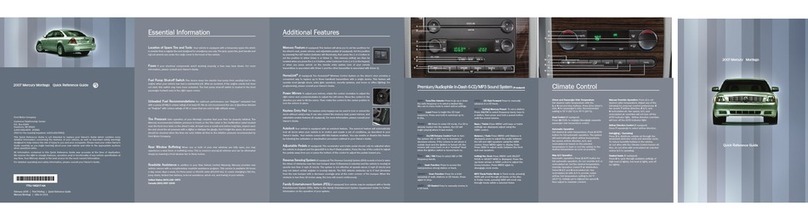Mercury 2007 Montego User manual