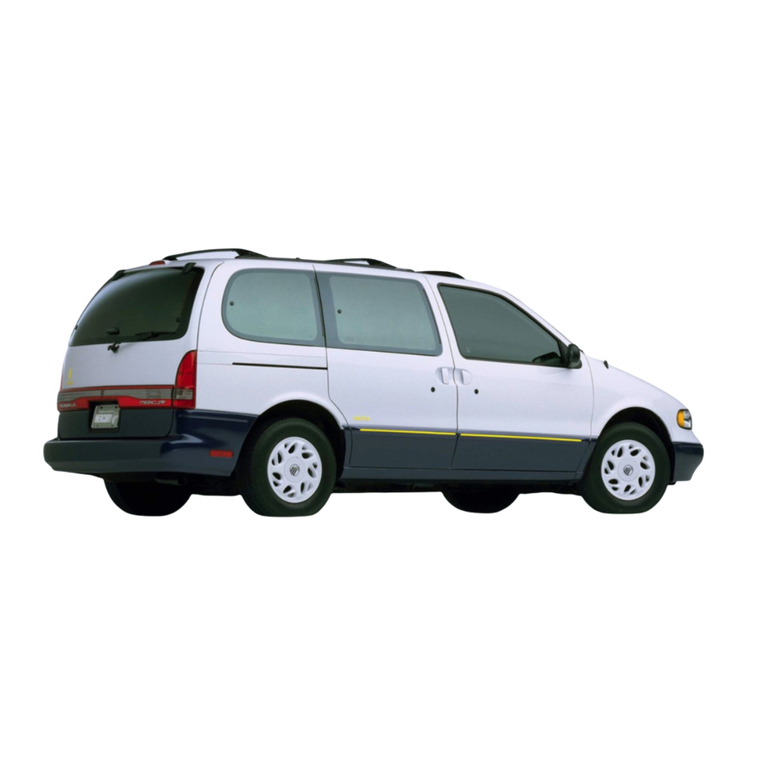 Mercury 1999 Villager owner's guide