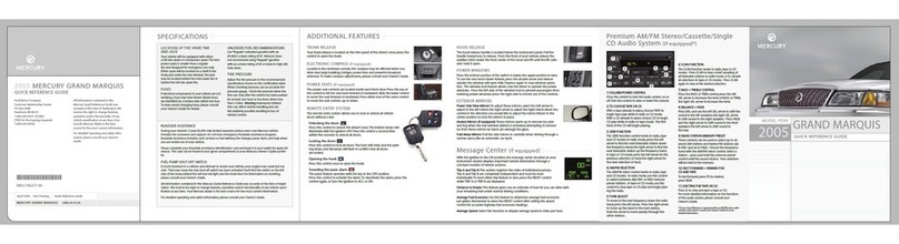 Mercury 2005 User manual
